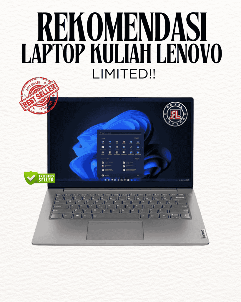Laptop LENOVO V14 G4 ABP-5BID (GREY) NEW second di Jogja