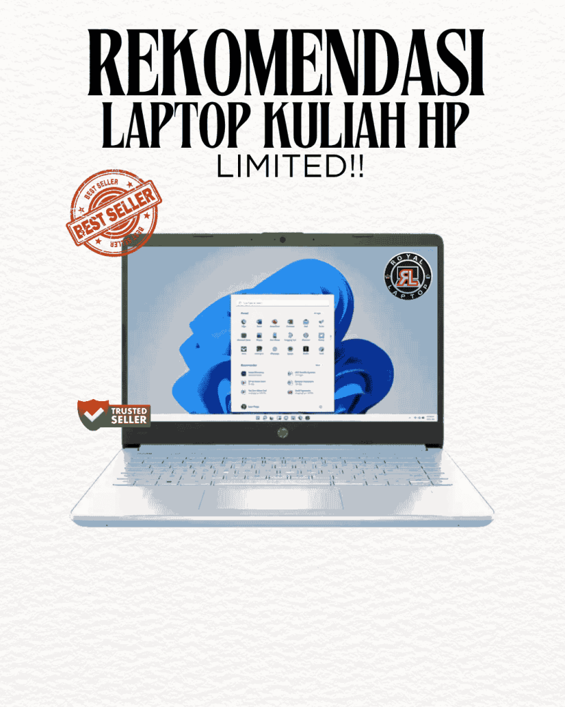 Laptop HP 14 EP0321TU (SILVER) NEW second di Jogja
