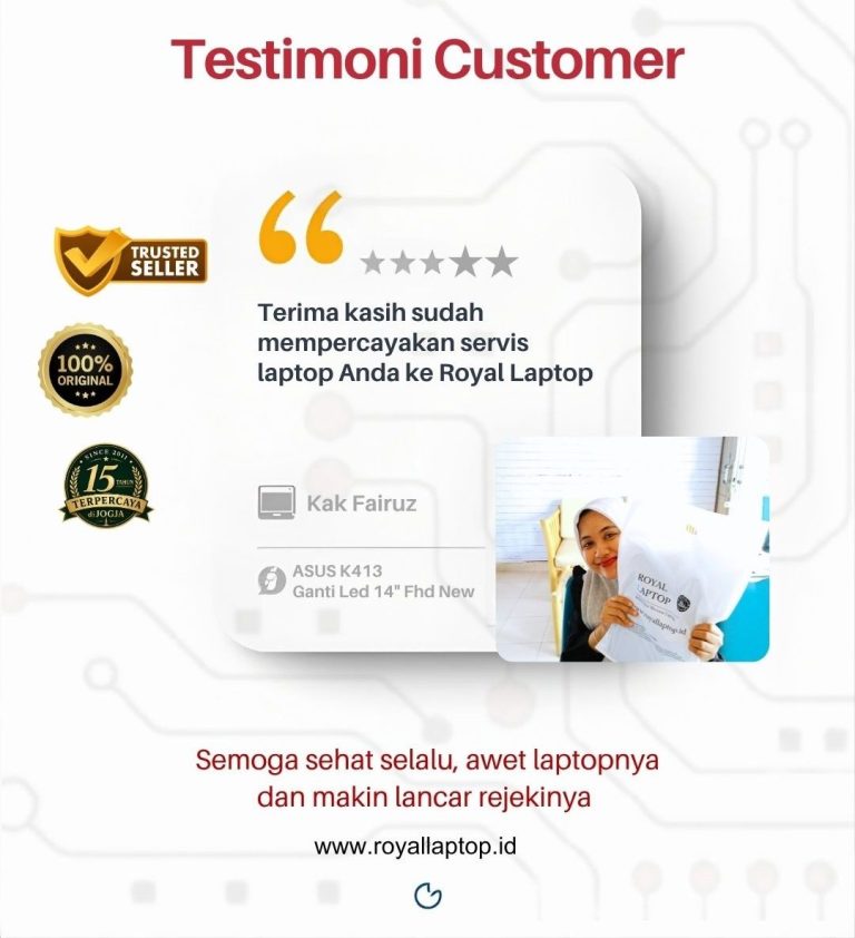 Royal Laptop Jogja - Servis dan Jual Beli Laptop Yogyakarta