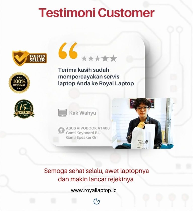 Royal Laptop Jogja - Servis dan Jual Beli Laptop Yogyakarta