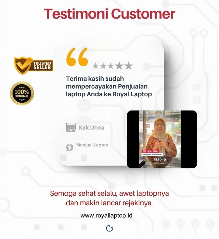 Royal Laptop Jogja - Servis dan Jual Beli Laptop Yogyakarta