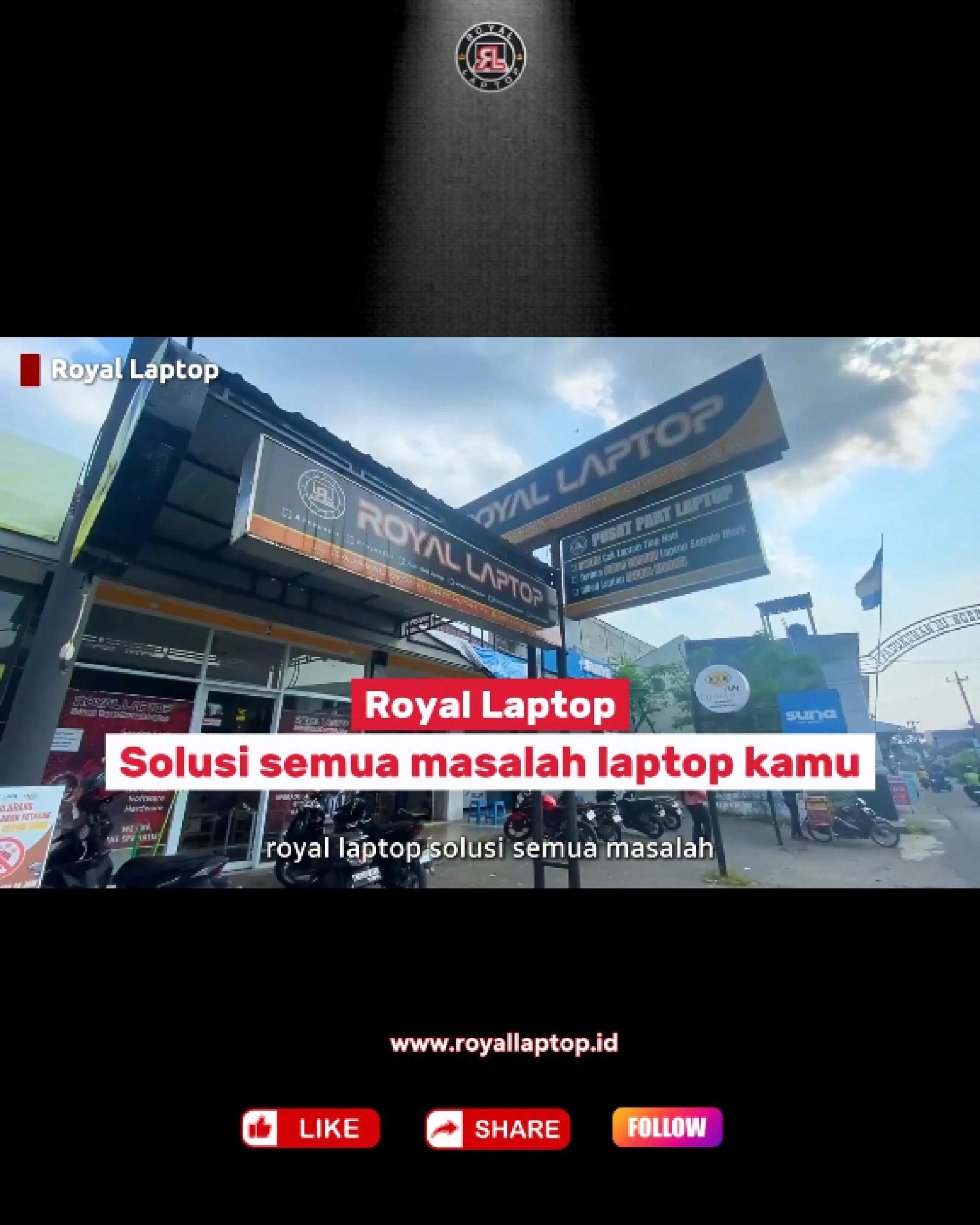 Laptop bekas berkualitas Royal Laptop Jogja