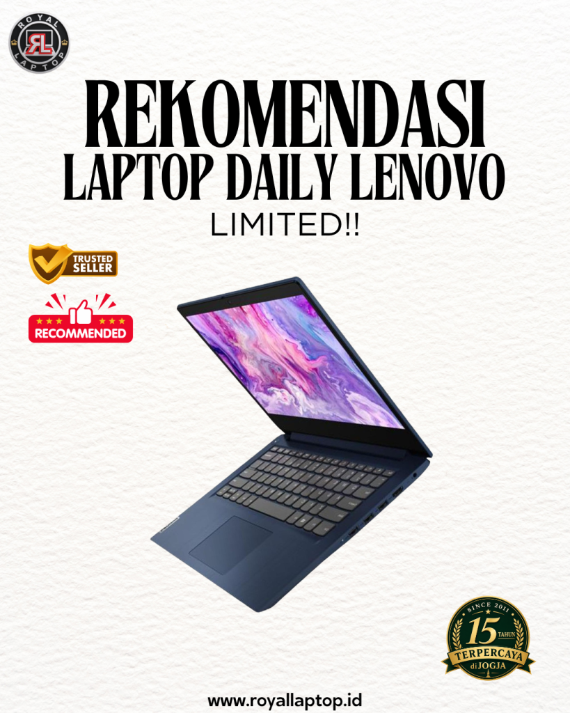 Laptop LENOVO V14 G4-V9ID (GREY) NEW second di Jogja